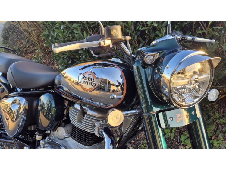 ROYAL ENFIELD CLASSIC 350 CHROME EMERALD MOTORS54